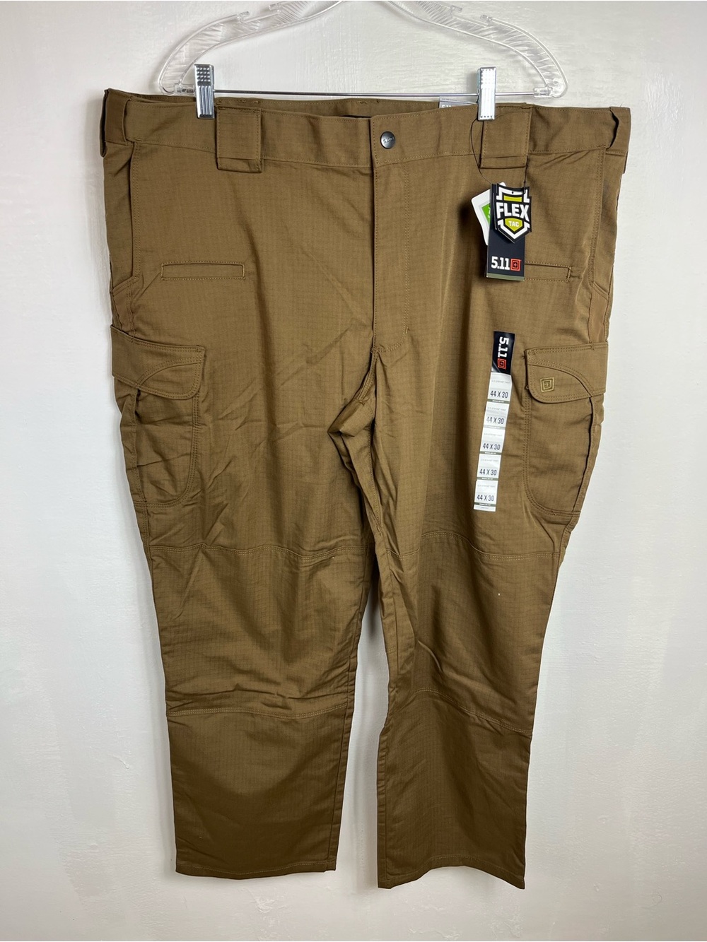5.11 Stryke Pants Men's Black Tactical Cargo Pants Size 44X30 Regular Fit